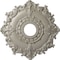 Ekena Millwork Riley Ceiling Medallion (Fits Canopies up to 4 5/8"), 18"OD x 3 1/2"ID x 1 1/2"P, Pearl White CM18RLPWS - alternate 1
